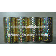 Holographic printed pvc packing film